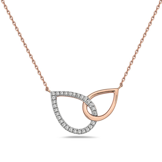 Rose Gold Diamond Necklace