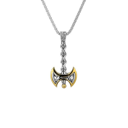 Gold Axe Pendant