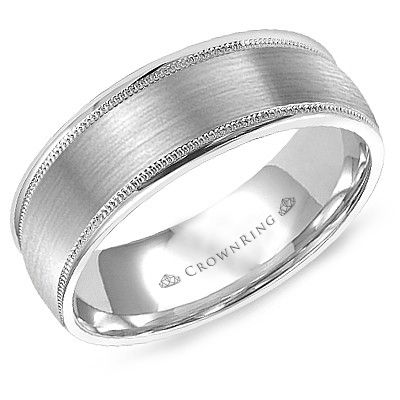 CrownRing Men's Wedding Band