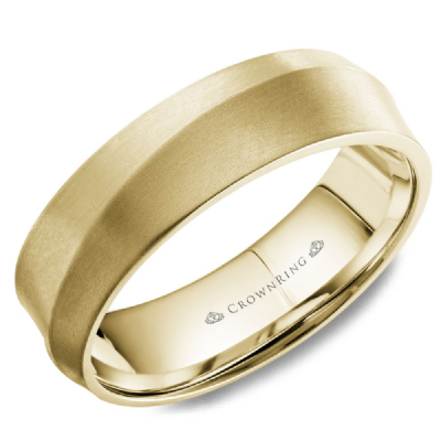 CrownRing Men's Wedding Band