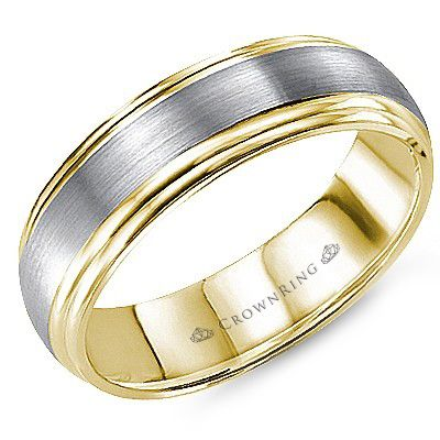 CrownRing Men's Wedding Band