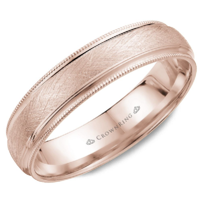 CrownRing Men's Wedding Band