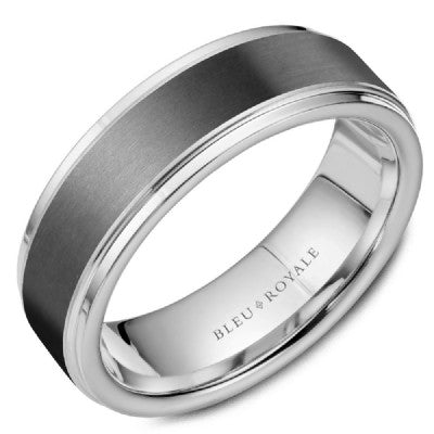 Bleu Royale Men's Wedding Band