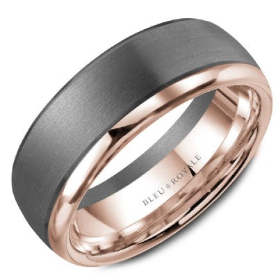 Bleu Royale Men's Wedding Band