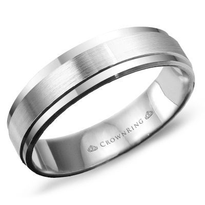 CrownRing Men's Wedding Band