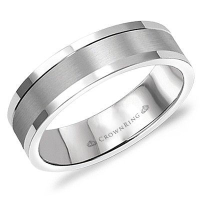 CrownRing Men's Wedding Band