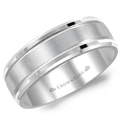 CrownRing Men's Wedding Band