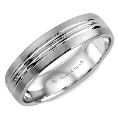 CrownRing Men's Wedding Band