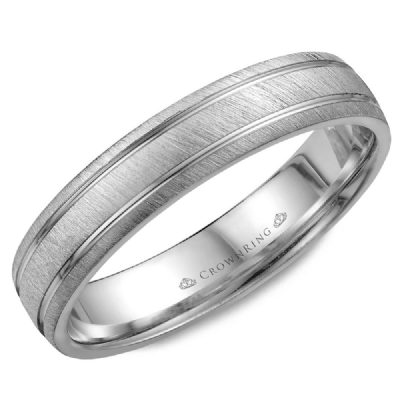 CrownRing Men's Wedding Band