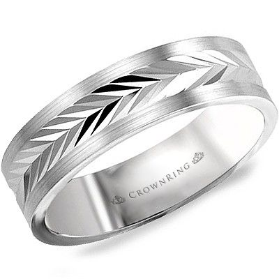 CrownRing Men's Wedding Band