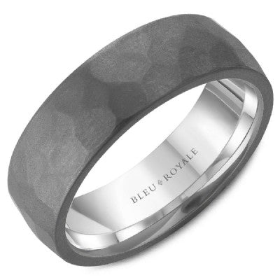 Bleu Royale Men's Wedding Band