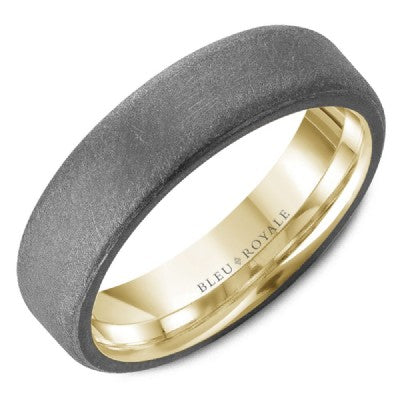 Bleu Royale Men's Wedding Band