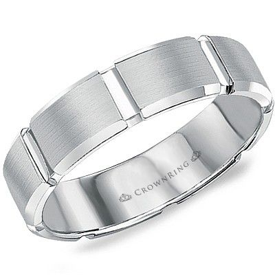 CrownRing Men's Wedding Band