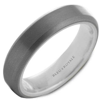 Bleu Royale Men's Wedding Band