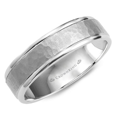 CrownRing Men's Wedding Band