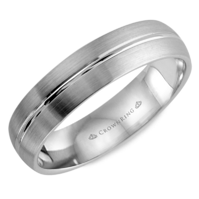 CrownRing Men's Wedding Band