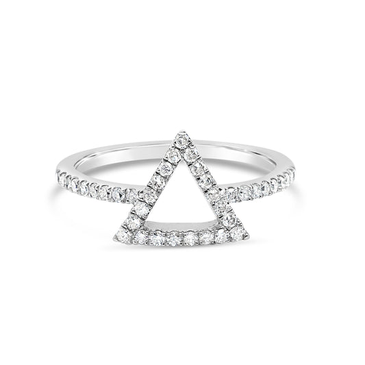 Diamond Triangular Promise Ring