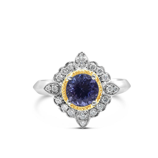 Tanzanite & Diamond Ring