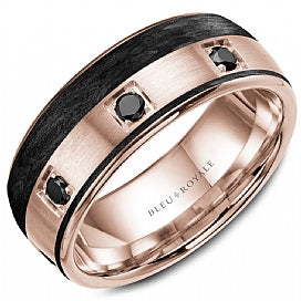 Bleu Royale Men's Wedding Band