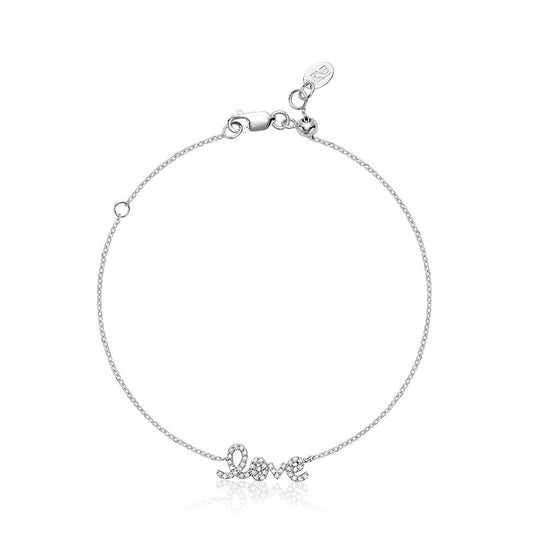 Mini "Love" Diamond Bracelet