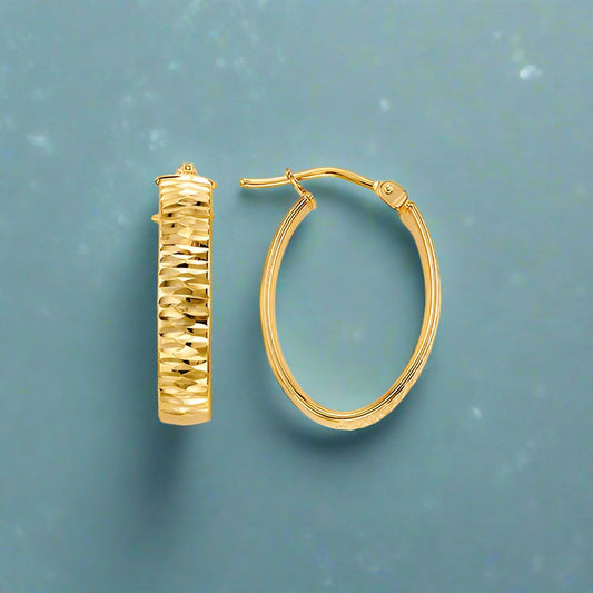 Gold Hoop Earrings