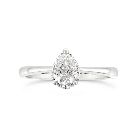 Pear Cut Diamond Ring