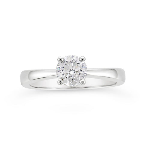 Brilliant Cut Solitaire Diamond Ring