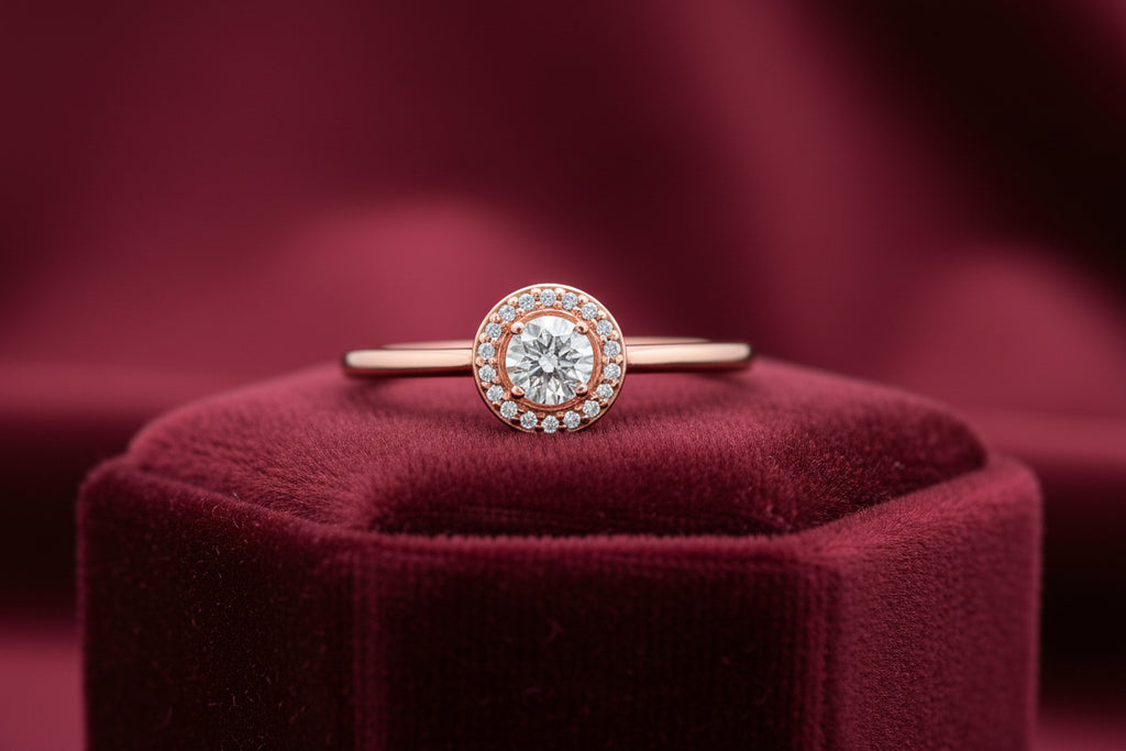 Halo Diamond Ring