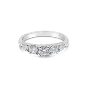 Platinum & Diamond Promise Ring