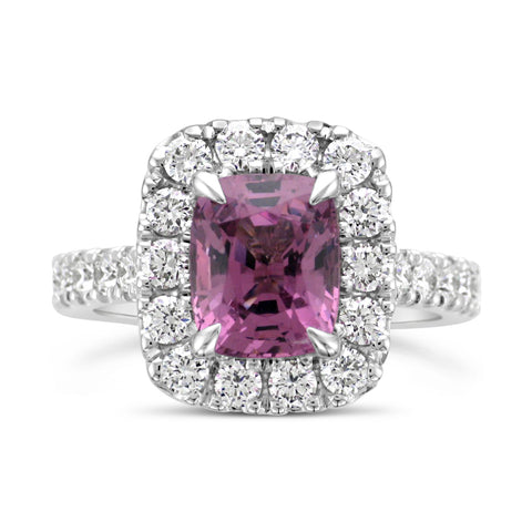 Pink Spinel Cocktail Ring
