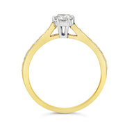 6 Claw Solitaire Ring
