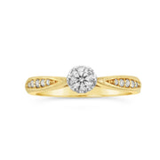 6 Claw Solitaire Ring