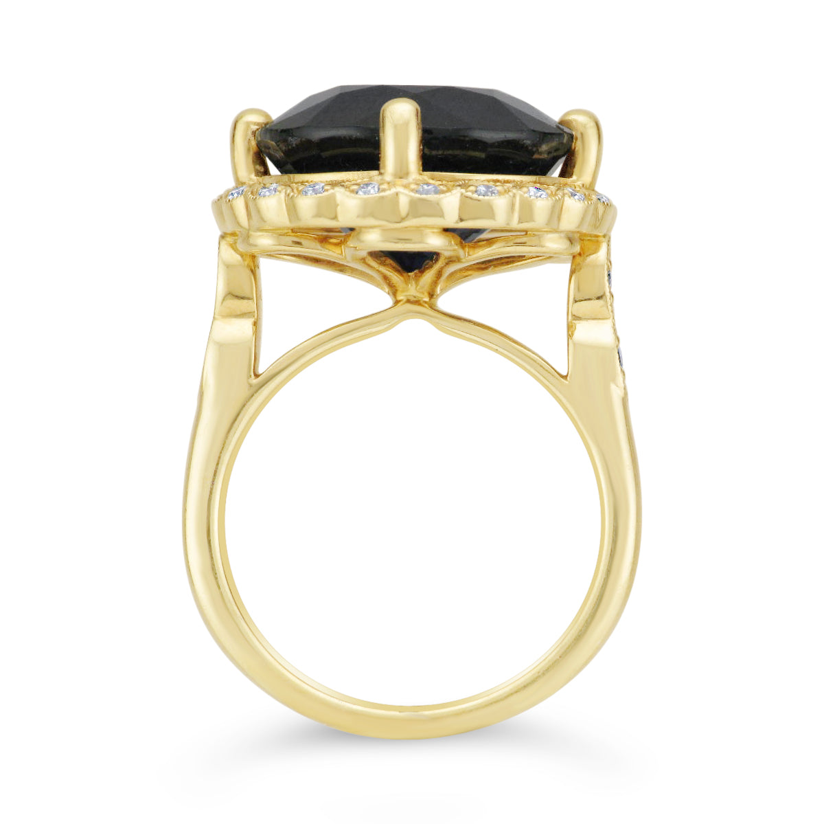 Cobalt Spinel Cocktail Ring