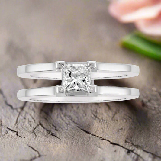 Princess Cut Solitaire Ring