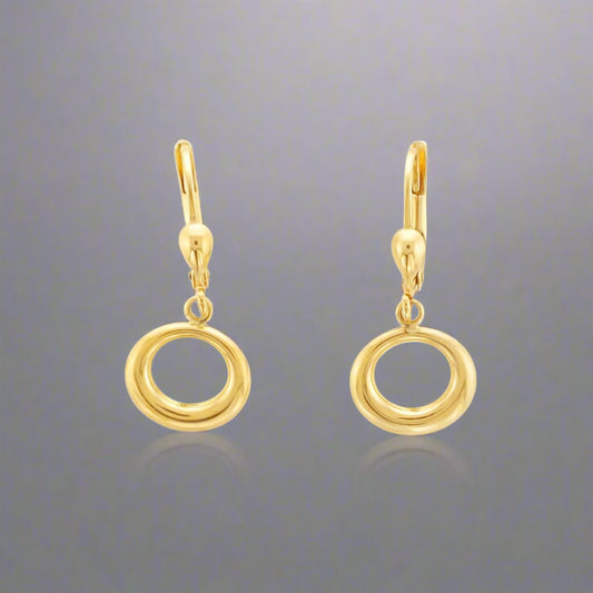 Gold Drop Style Earring