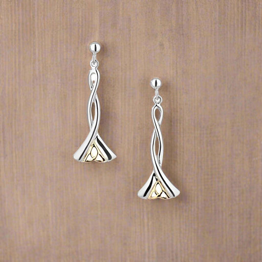 Trinity Post Dangle Earrings