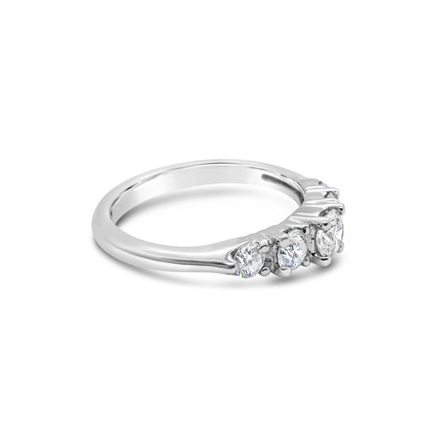 Platinum & Diamond Promise Ring