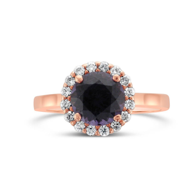 Purple Spinel Ring