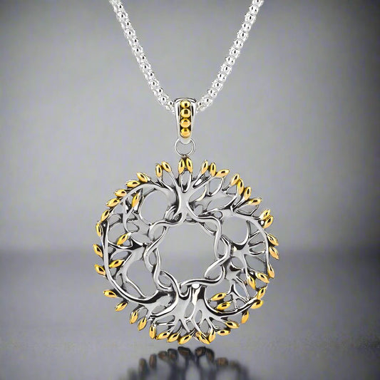 Tree of Life Wreath Necklace