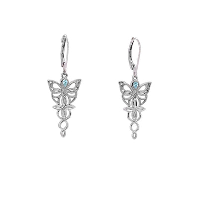 Butterfly Leverback Earrings