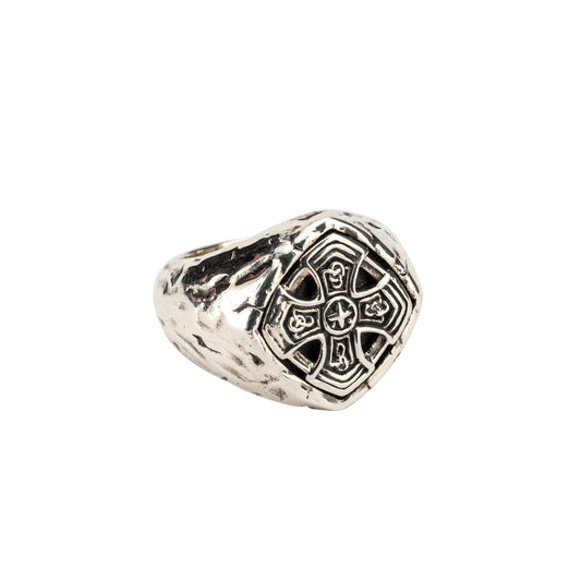 Petrichor Celtic Cross Cushion Ring