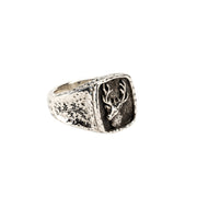 Petrichor Stag & Thistle Ring