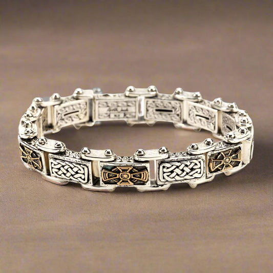 Petrichor Celtic Cross Bracelet