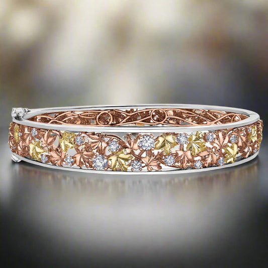 ENCHANTED GARDEN CANADIAN DIAMOND BANGLE