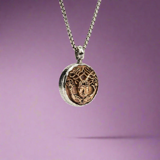 Petrichor God of the Wild Coin Pendant