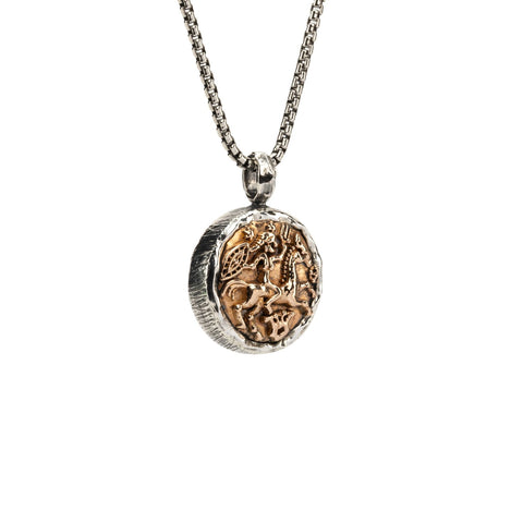 Petrichor Warrior Goddess Coin Pendant