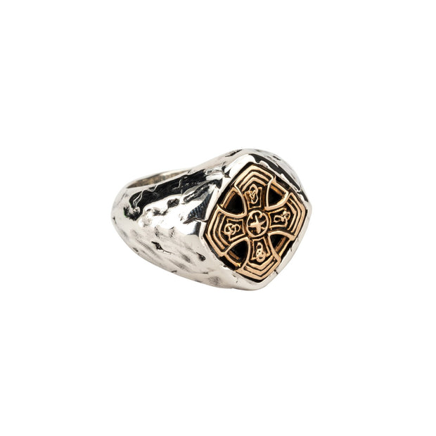 Petrichor Celtic Cross Cushion Ring