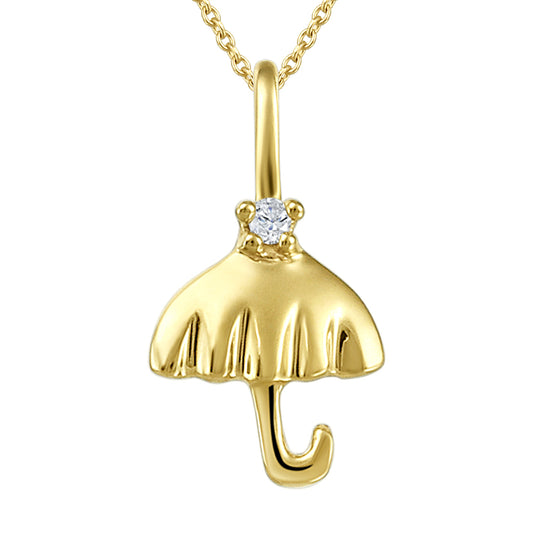 My Baby Rocks - Diamond Umbrella Pendant