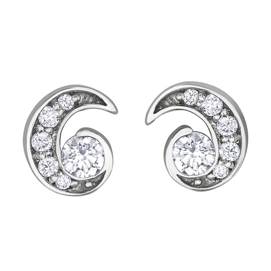 Twisted Canadian Diamond Earrings