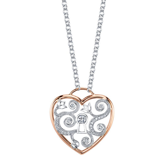 Enchanted Garden Heart Pendant